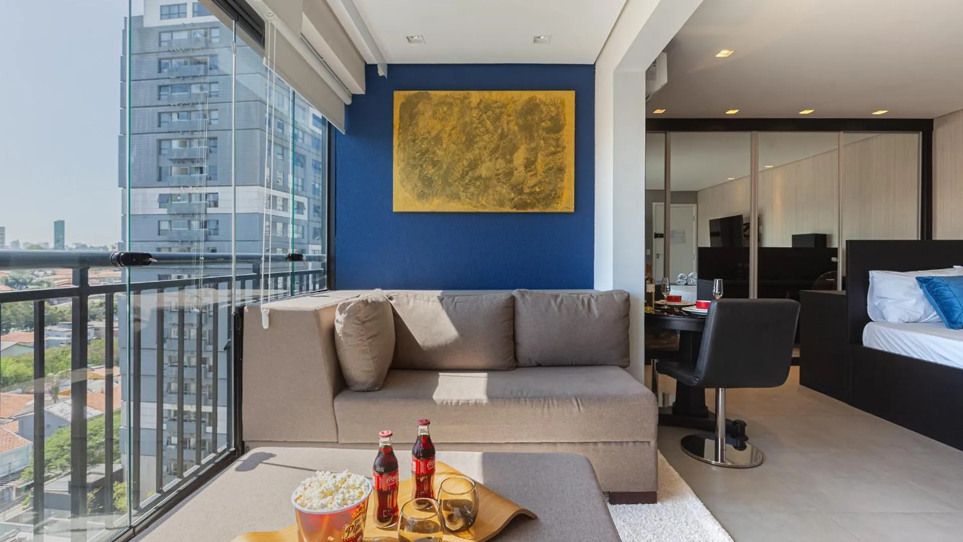 Easy Star - Espacoso Studio Ao Lado Do Aeroporto De Congonhas - Zy01G Sao Paulo Apartment