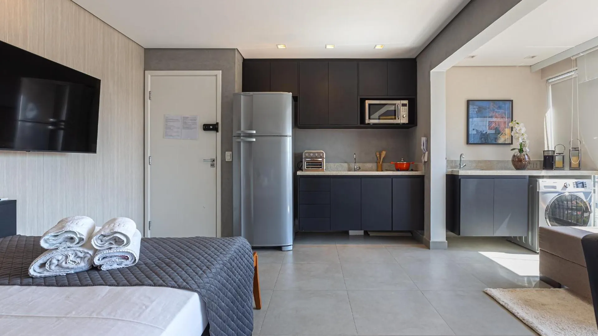 Apartment Easy Star - Espacoso Studio Ao Lado Do Aeroporto De Congonhas - Zy01G Sao Paulo